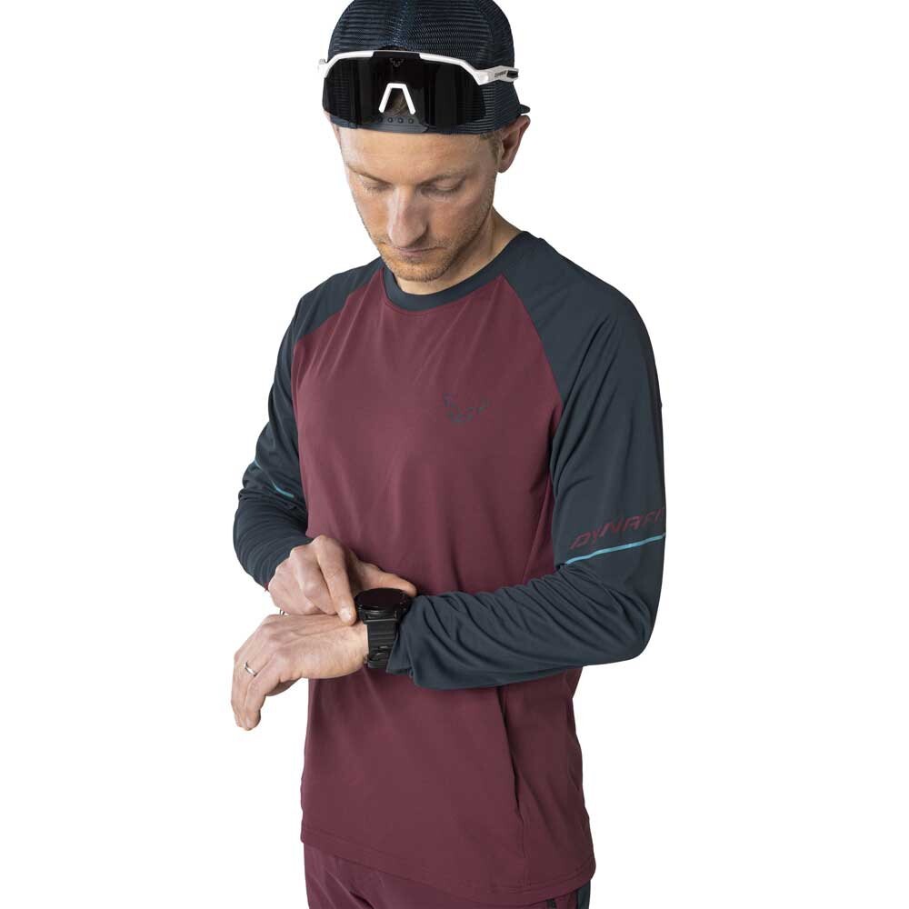 

Футболка с длинным рукавом Dynafit Alpine Pro, красный