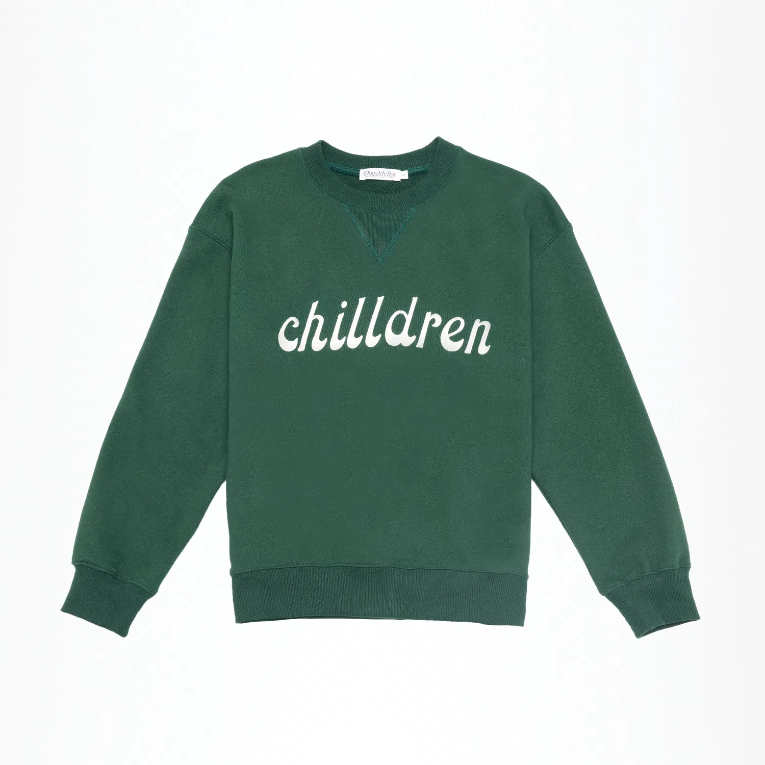 Детский свитшот Chill Heritage зелёный от Oopsmyboy