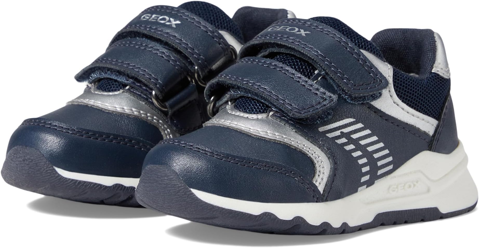 

Кроссовки Geox Kids Pyrip 4, цвет Navy/Silver