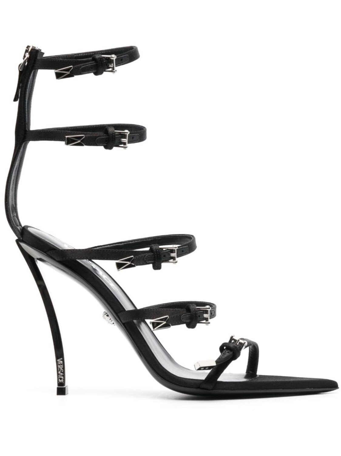 

Versace босоножки Pin-Point 120, черный