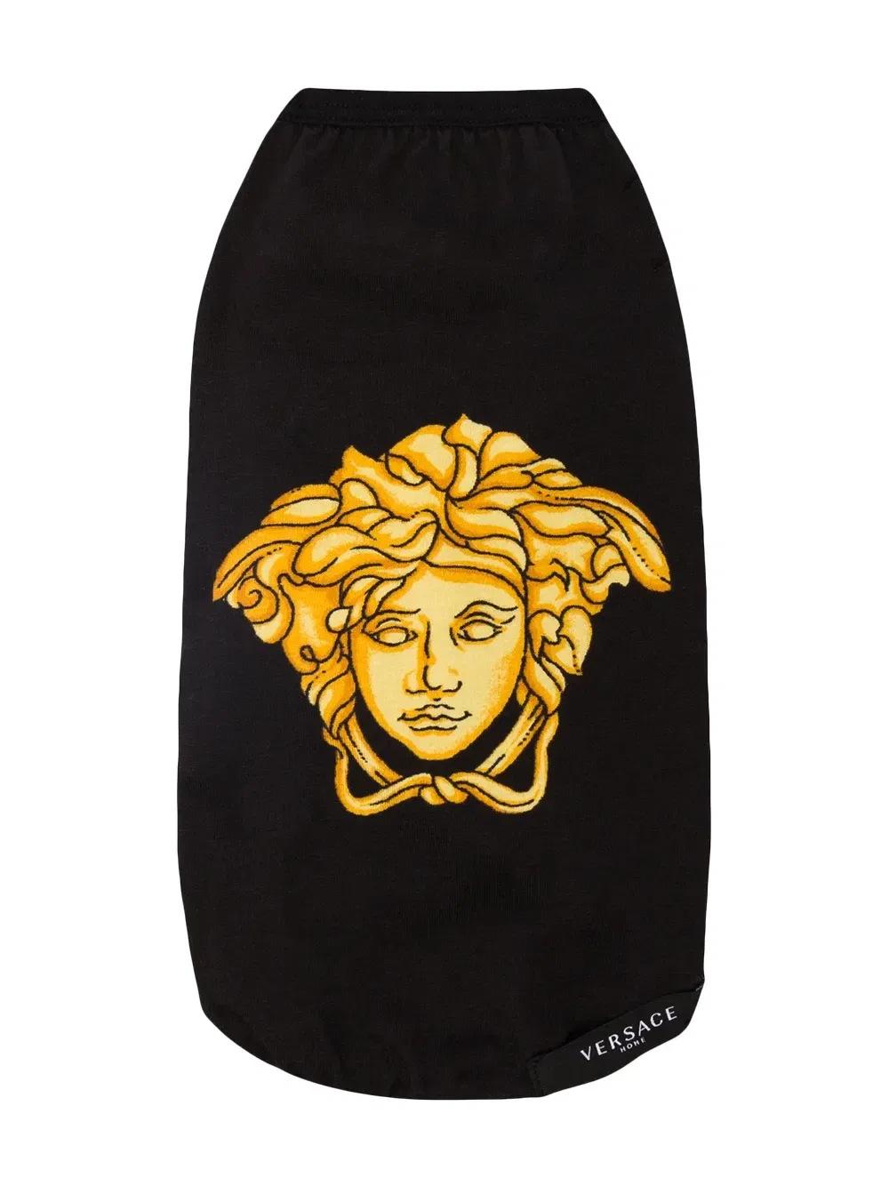 Футболка для собаки с принтом Medusa VERSACE, черный — фото 2