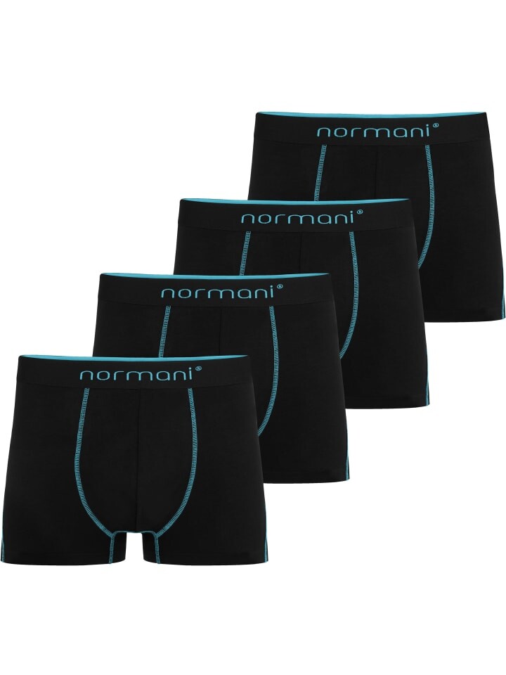 

Боксеры normani 4 Herren aus Baumwolle, бирюзовый