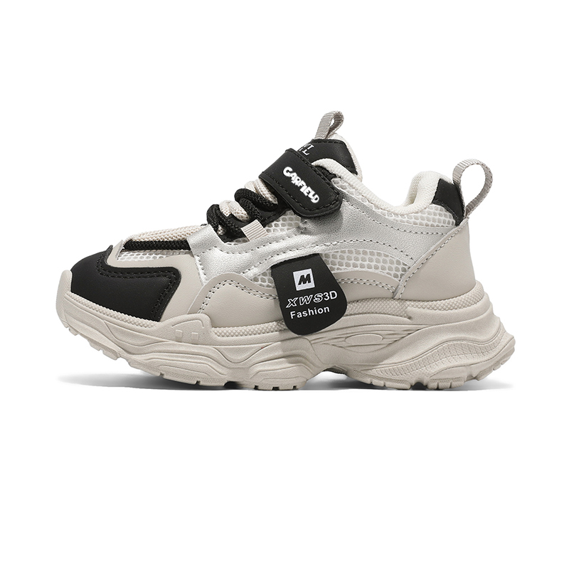 

Нескользящие, износостойкие, дышащие низкие кроссовки для бега для детей JIAFEIMAO, черный