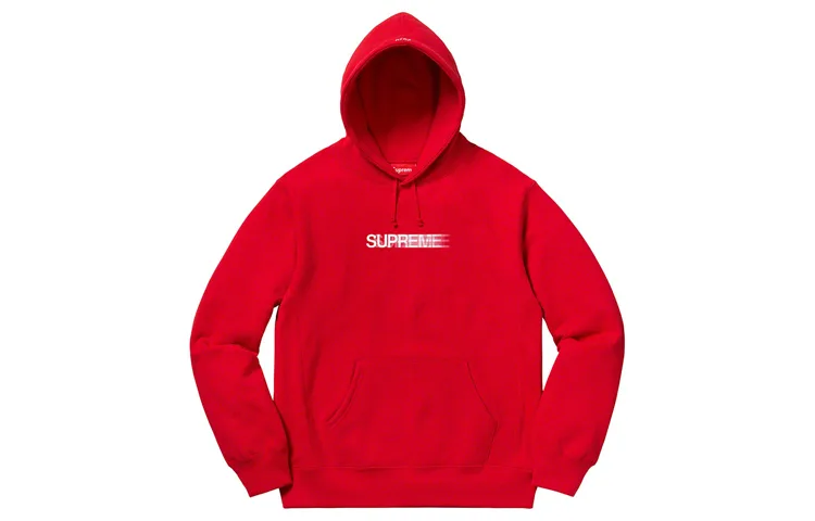 Толстовка с капюшоном Motion Logo SS23 Supreme, красный