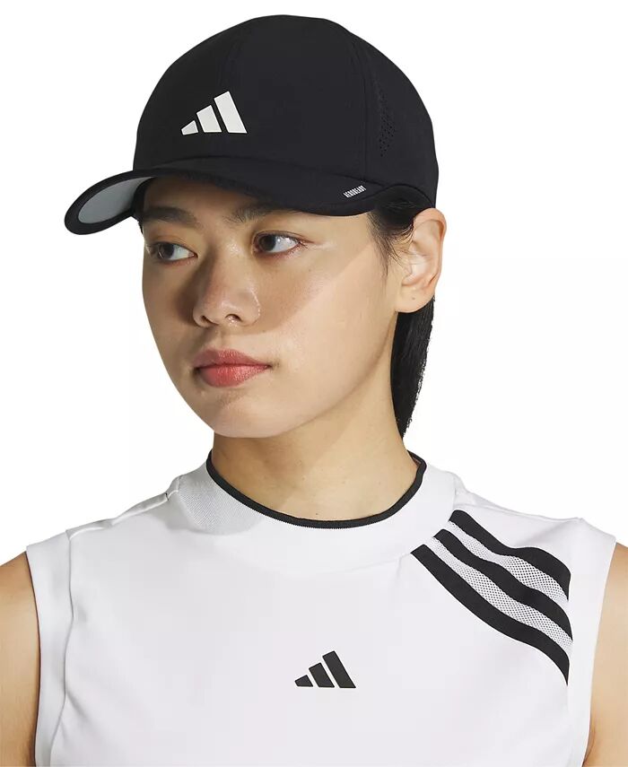 

Женская суперлегкая регулируемая кепка с тремя полосками adidas, черный