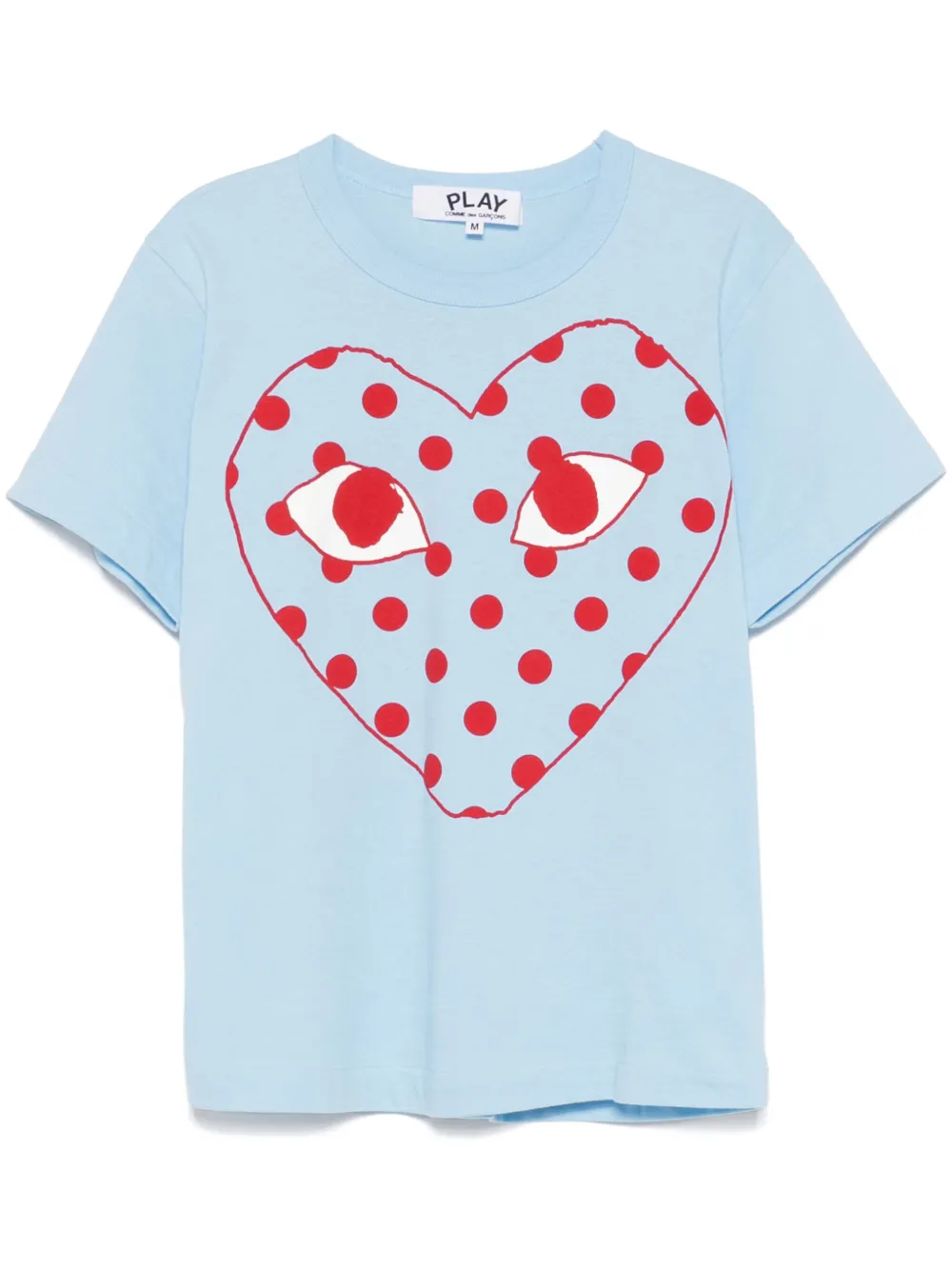 

Футболка с принтом Comme Des Garçons Play, синий