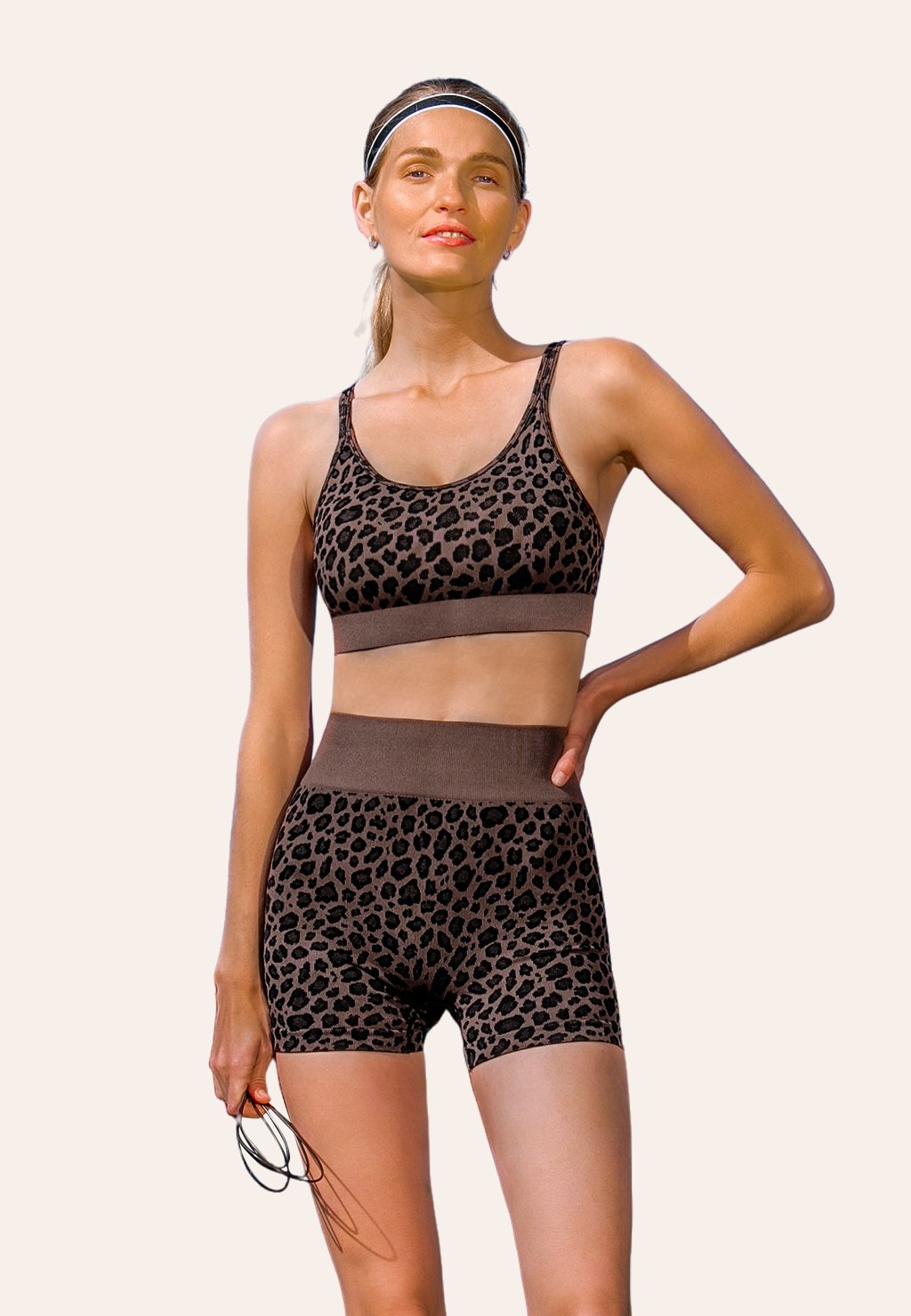 

Топ SET Cupshe, коричневый