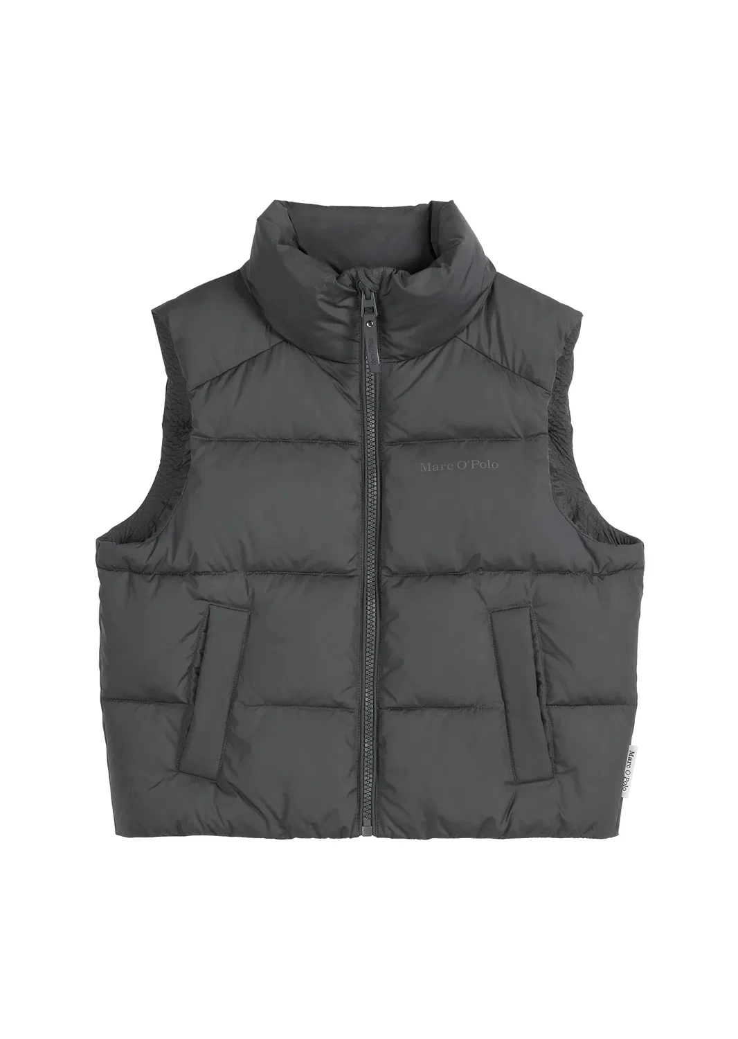 Стеганая жилетка из переработанного полиэстера Marc O'Polo, mid grey denim