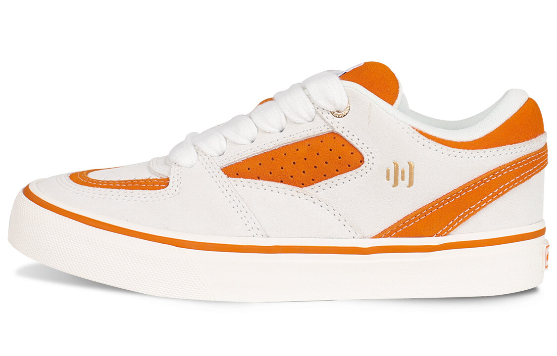 

Кроссовки ollieskate Skateboarding Shoes Unisex Low-top White/orange, белый/оранжевый