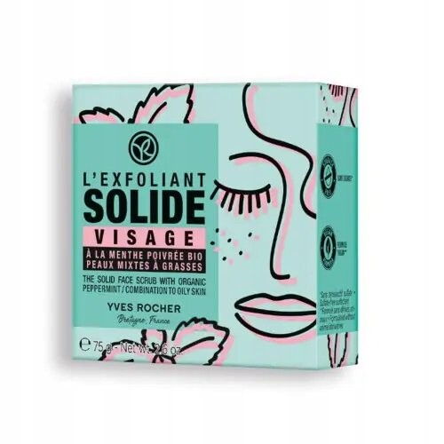 

Кубик-пилинг для лица с мятой, 75 г Yves Rocher