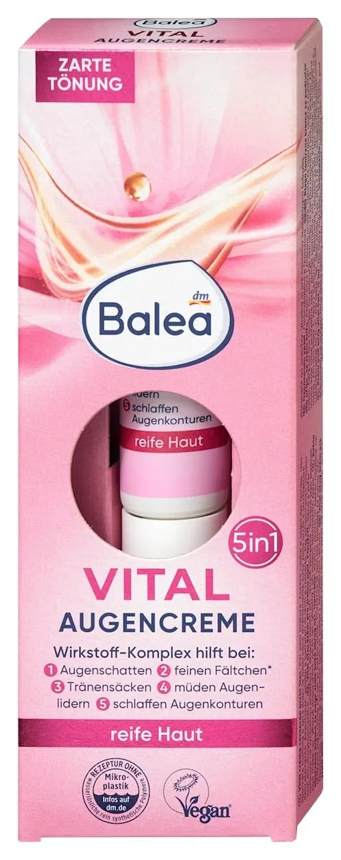 Крем для век «VITAL Anti-Fatigue 5in1» от Balea, 15 мл Balea — фото 2