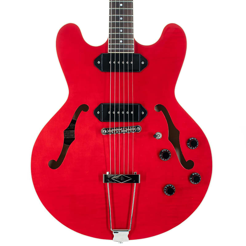 

Электрогитара Heritage H-530 Hollow Electric Guitar With Case, Trans Cherry