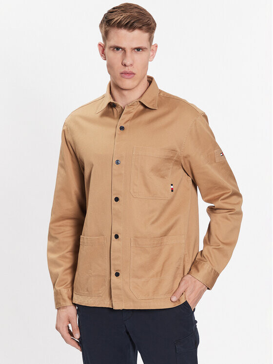 

Джинсовая куртка стандартного кроя Tommy Hilfiger, коричневый
