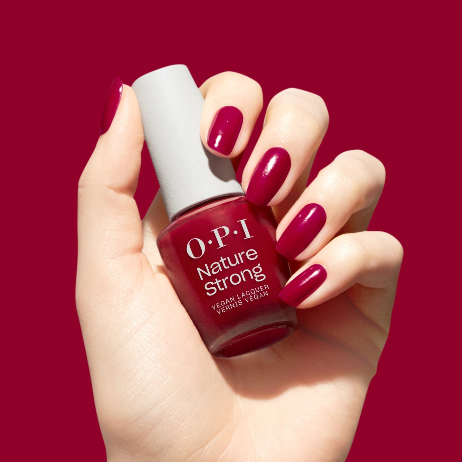 Лак для ногтей nature strong vegan Opi, nat012 - nat - a bloom with a view, объем 15 мл — фото 4