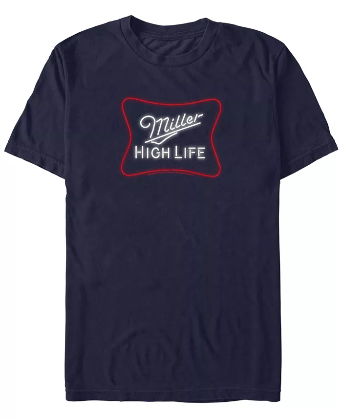 

Мужская футболка с коротким рукавом Lights The Bar Miller High Life, синий