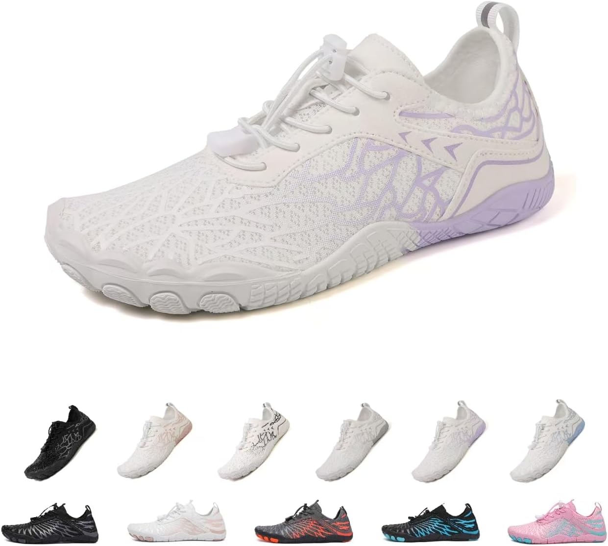 

Женские кроссовки для походов босиком, женские и мужские кроссовки для походов, дышащая и нескользящая спортивная обувь для трейлраннинга, для серфинга и ходьбы по воде, с широким носком Kaeril, фиолетовый