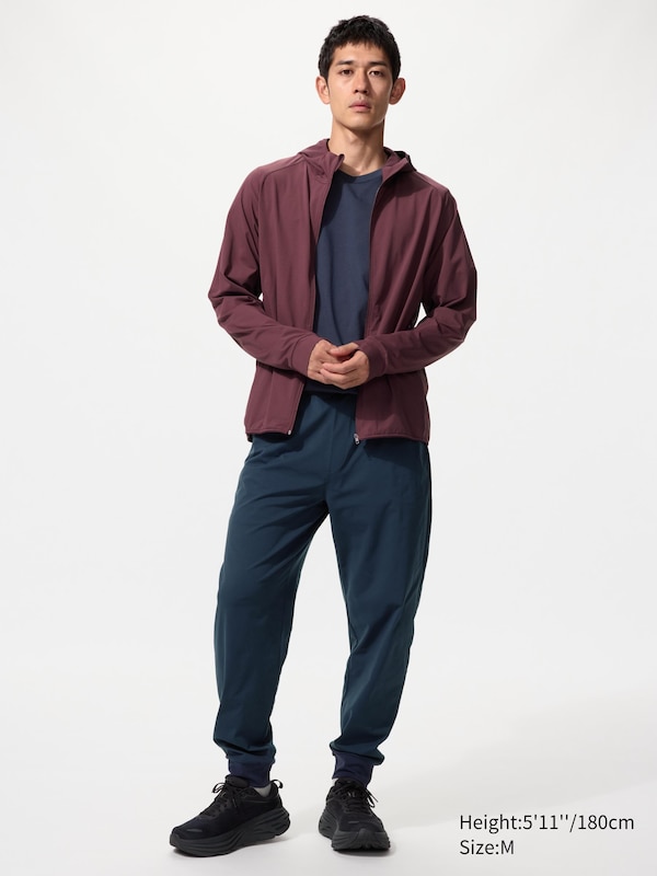 Толстовка Uniqlo DRY-EX UV Protection Full-Zip, 18 винный — фото 3