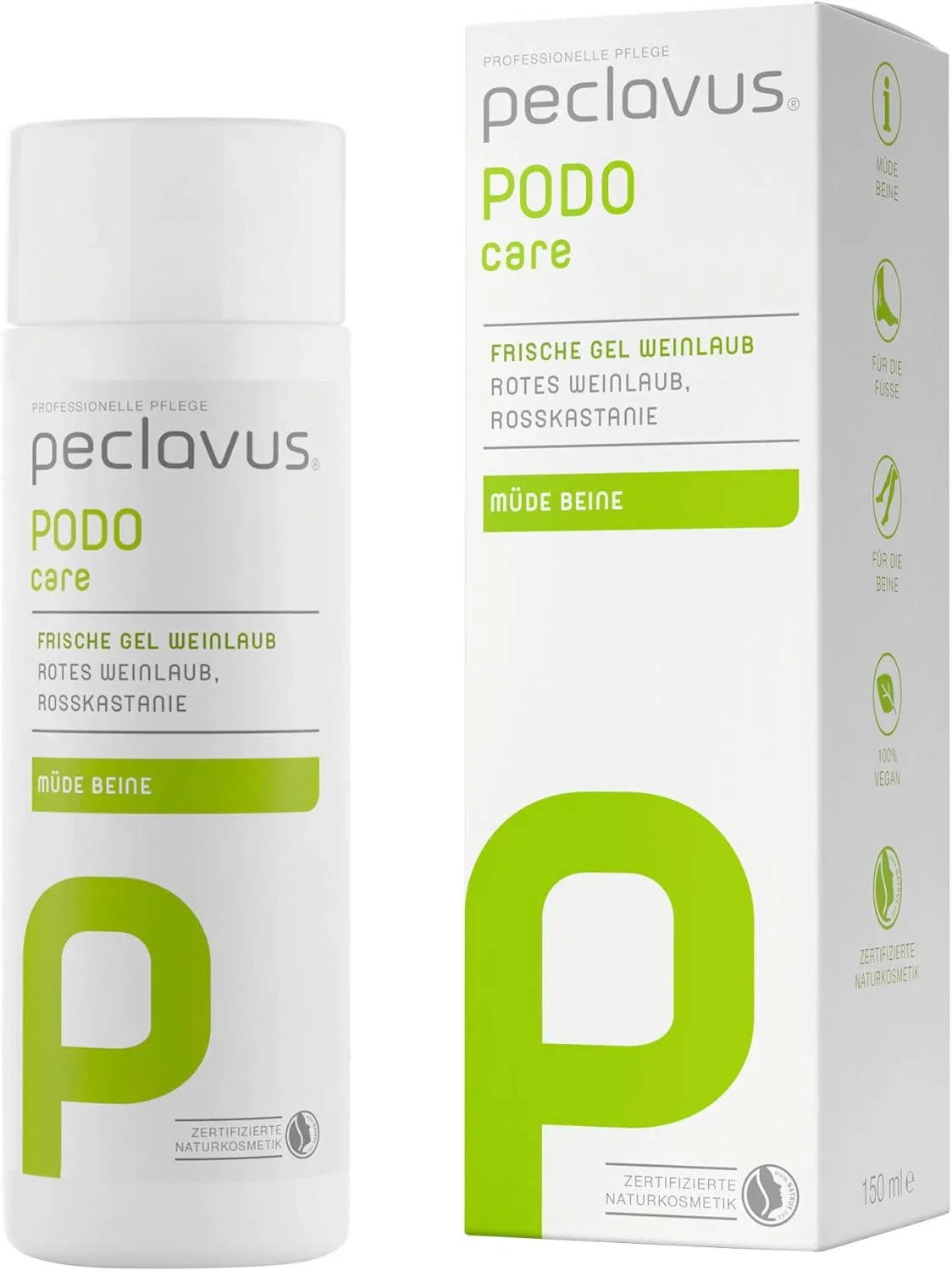 Освежающий гель для ног с листьями винограда Peclavus Podocare Fresh Gel, 150 мл Peclavus