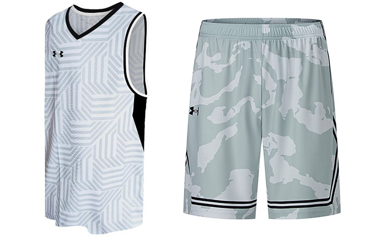 

Баскетбольный костюм мужской белый и белый Under Armour, белый