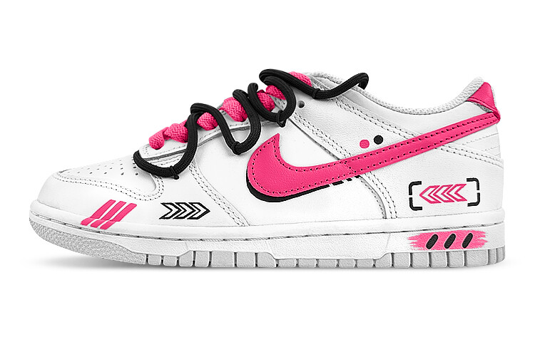 

Кроссовки Nike Dunk Skateboard Shoes Women's Low-Top Pink, розовые, Розовый, Кроссовки Nike Dunk Skateboard Shoes Women's Low-Top Pink, розовые