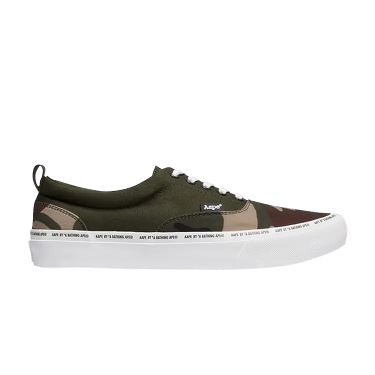 

Кроссовки AAPE Lace 'Green Camo', зеленый