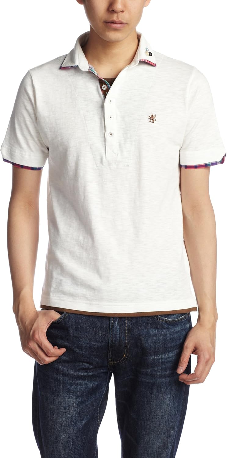 

Розовая рубашка поло с пуговицей и чеком Pincponc