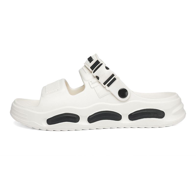 

NANJIREN Пляжные сандалии мужские оранжевый/серый/бежевый - белый черный, цвет White Black