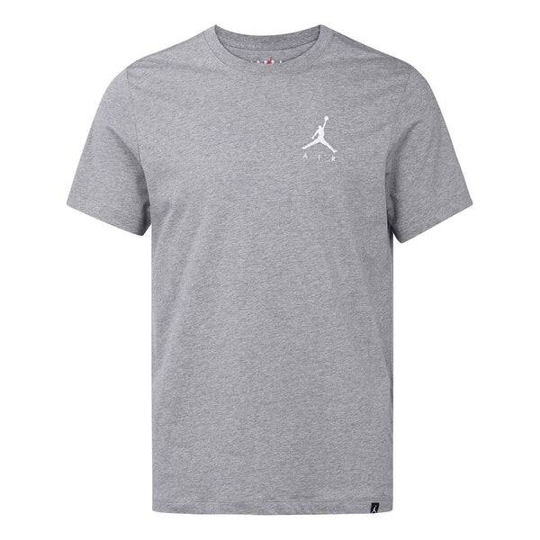 

Футболка с вышивкой jumpman air Air Jordan, серый