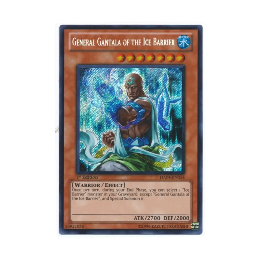 

CCG Генерал Гантала из Ледяного барьера (Секретно, редко), Yu-Gi-Oh - Hidden Arsenal 4 - Singles
