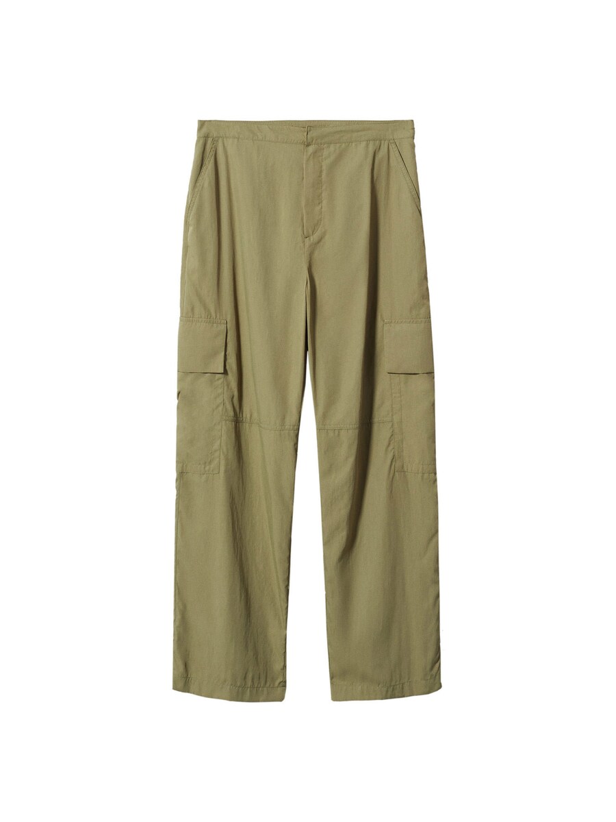 

Брюки-карго MANGO Tapered Cargo Pants Oli, оливковый