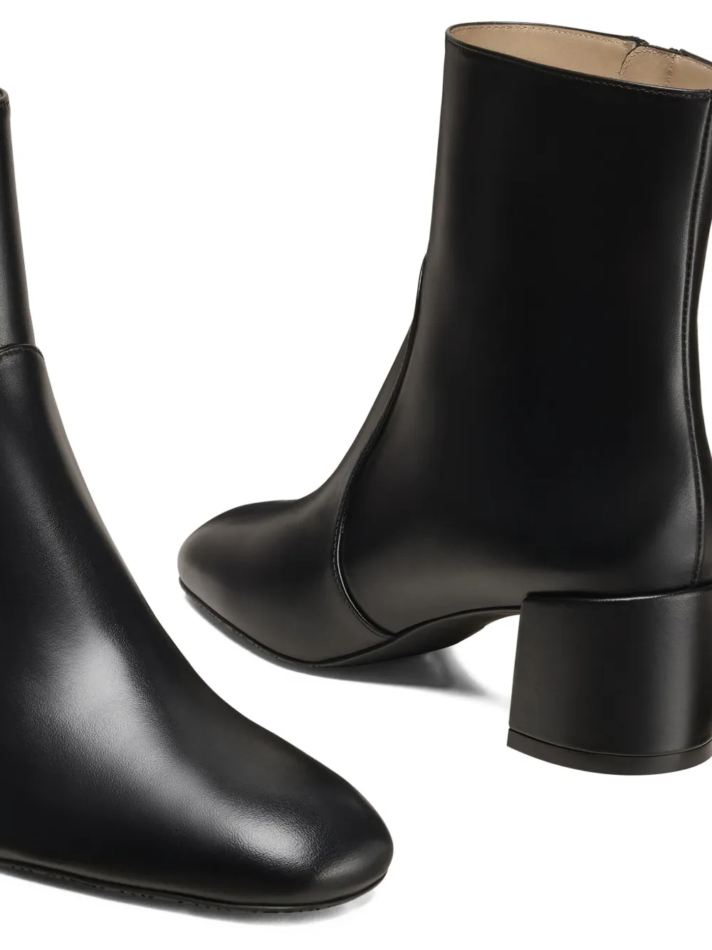 Ботильоны Maeve на молнии с квадратным носком и каблуком 70 мм Stuart Weitzman, черный — фото 3