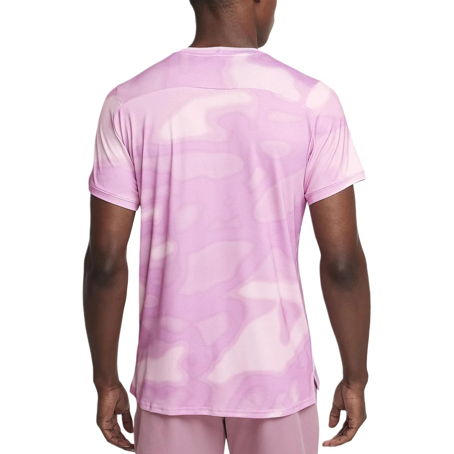 Футболка теннисная Nike Court Advantage Dri-FIT розовая — фото 4