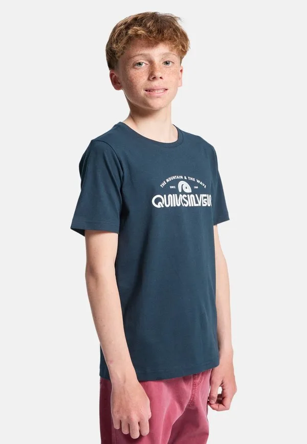 Футболка с принтом Quiksilver, Blue — фото 4