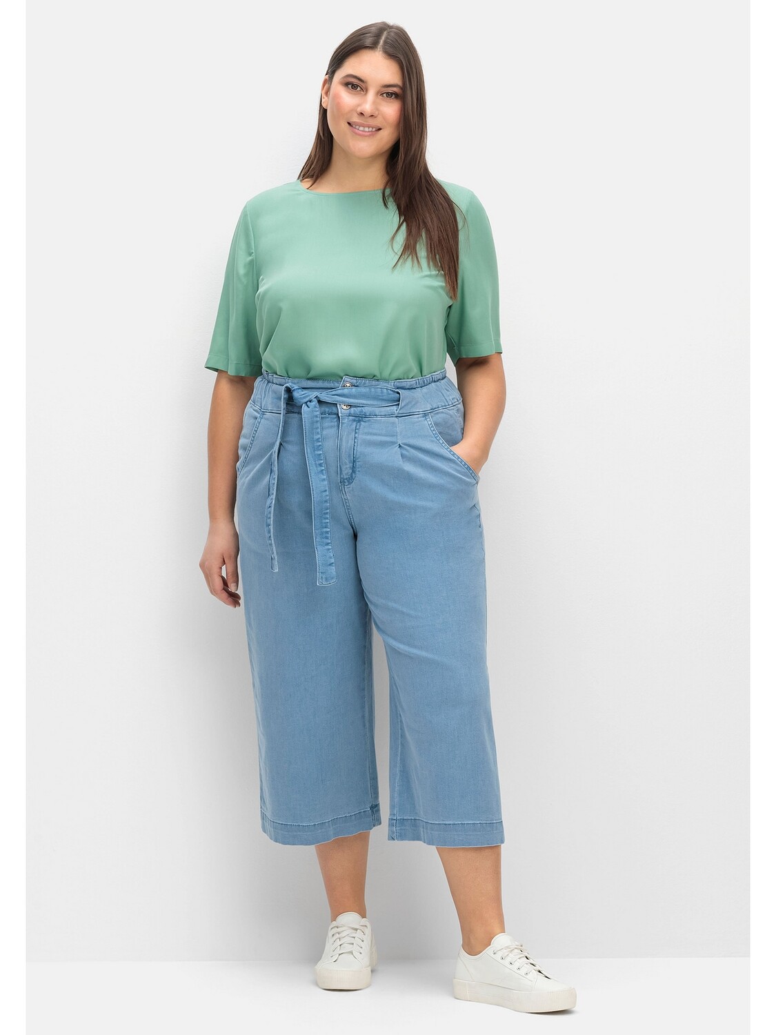 

Джинсы sheego, цвет light blue Denim