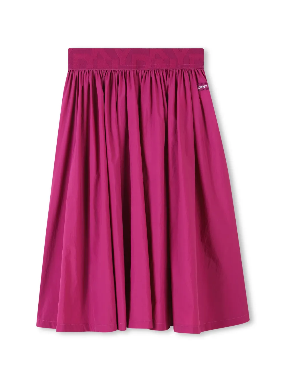 

Юбка миди с логотипом Dkny Kids, розовый