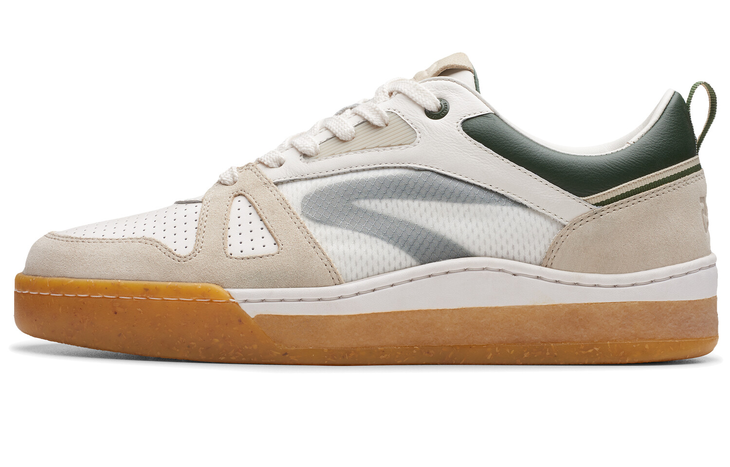 

Кроссовки clarks Art Movement Series Skateboarding Shoes Men Low-top White/green, белый/зеленый