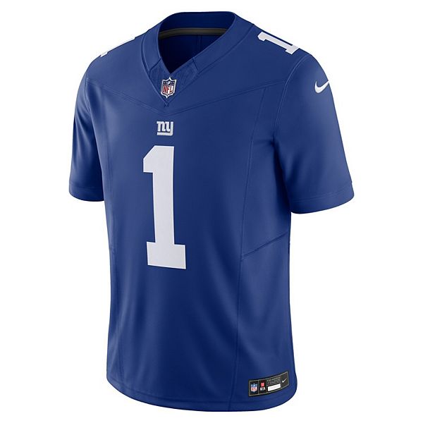 Мужская майка Malik Nabers Royal New York Giants Vapor FUSE Limited Nike — фото 3