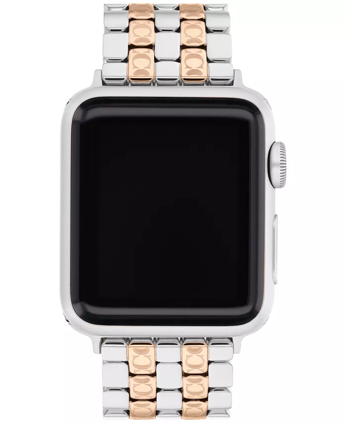 

Женский двухцветный браслет Apple из нержавеющей стали 38мм/40мм/41мм COACH
