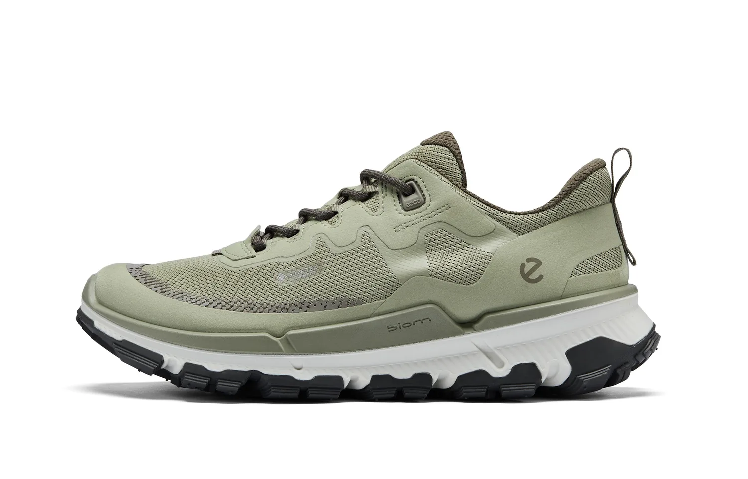 Ecco SS26 Walking 2.2 TRL мужские кроссовки коллекция Low top Casual Shoes зеленые 842344