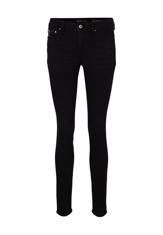 

Джинсы Jona очень узкий крой 5 карманов Denim Tom Tailor, черный