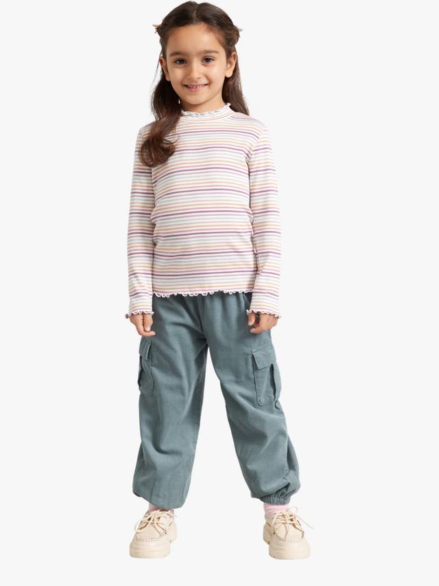 

Детские вельветовые карго-брюки Lindex, Dusty Aqua