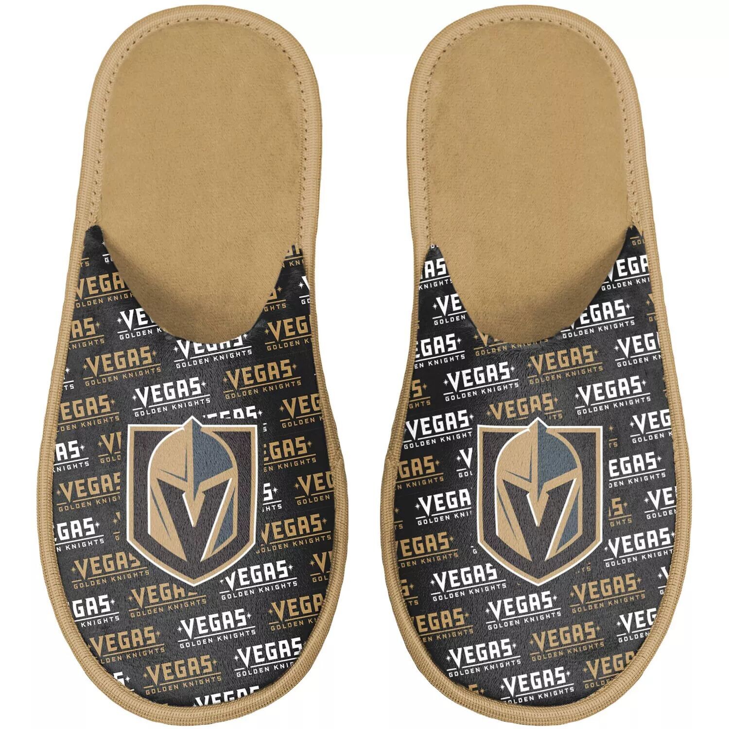 

Молодежные тапочки FOCO Vegas Golden Knights Team Unbranded