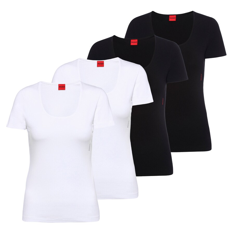

Футболка HUGO Shirt, черный/белый