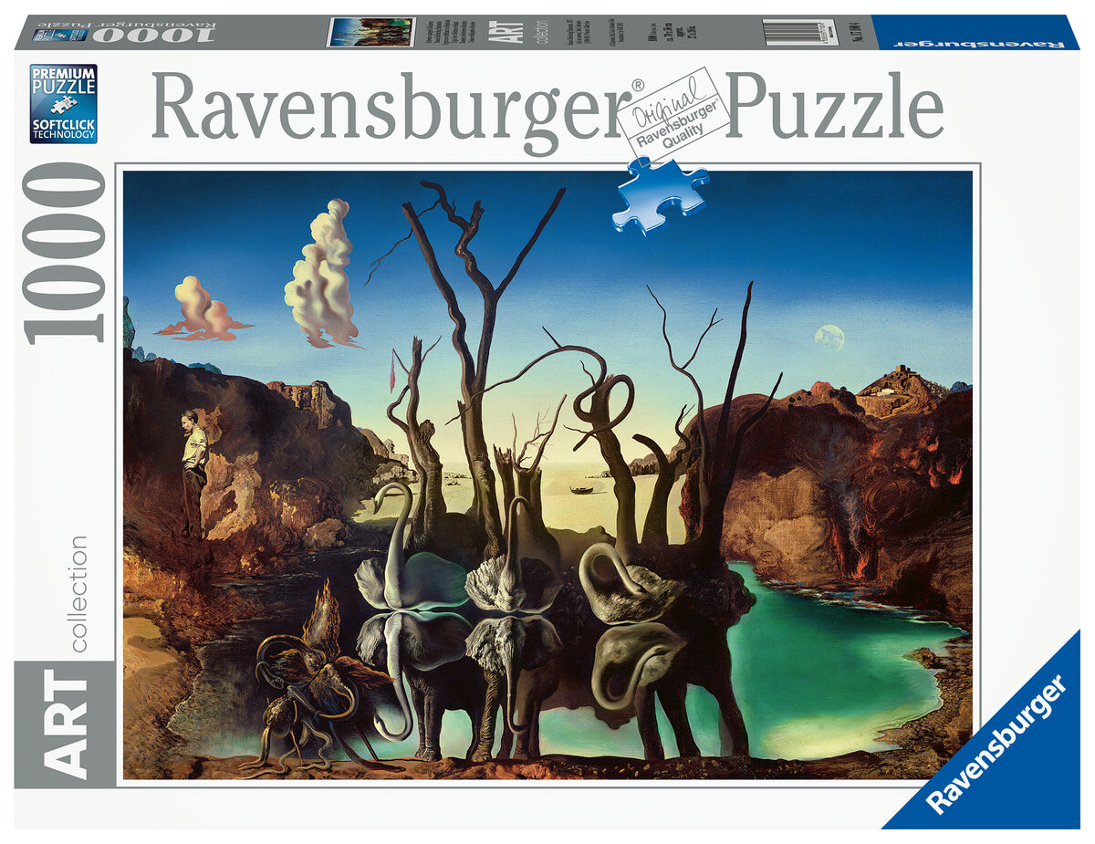 

Ravensburger, пазл, ART, Сальвадор Дали - Лебеди, 1000 шт.