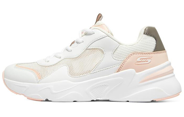 

BOBS BAMINA Кроссовки женские с низким верхом, белые/розовые Skechers, Розовый, BOBS BAMINA Кроссовки женские с низким верхом, белые/розовые Skechers