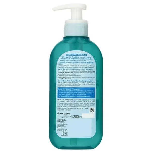 Гель для умывания — Против прыщей «Skin Clear Anti-Spot» от Garnier Generisch, 200 мл — фото 2