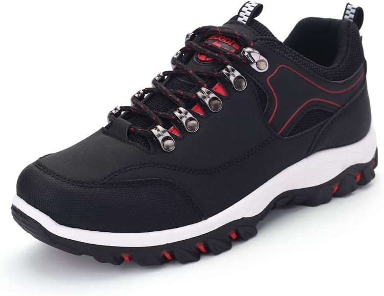 

Мужские легкие дышащие ортопедические походные туфли для улицы, удобные треккинговые ботинки, кроссовки для бега на все сезоны Hhhchpm, черный