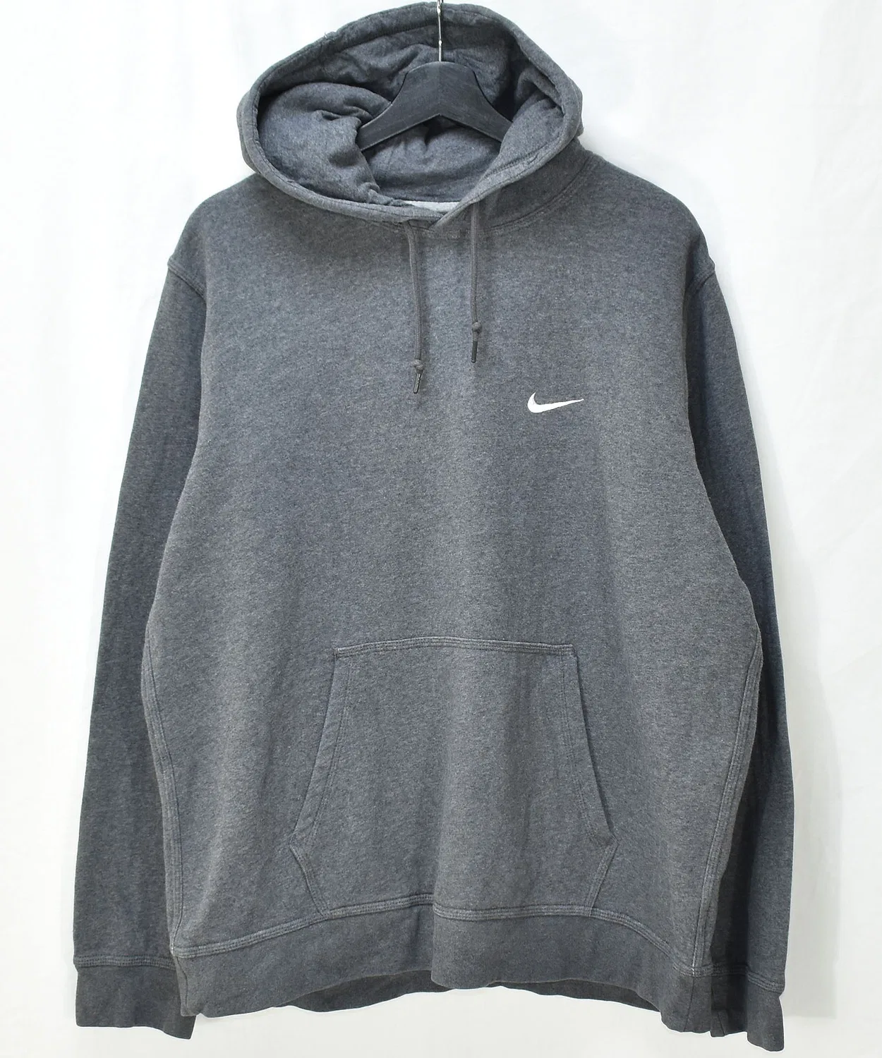 Винтажный свитшот Nike Small Swoosh с вышивкой, XL, серый — фото 2