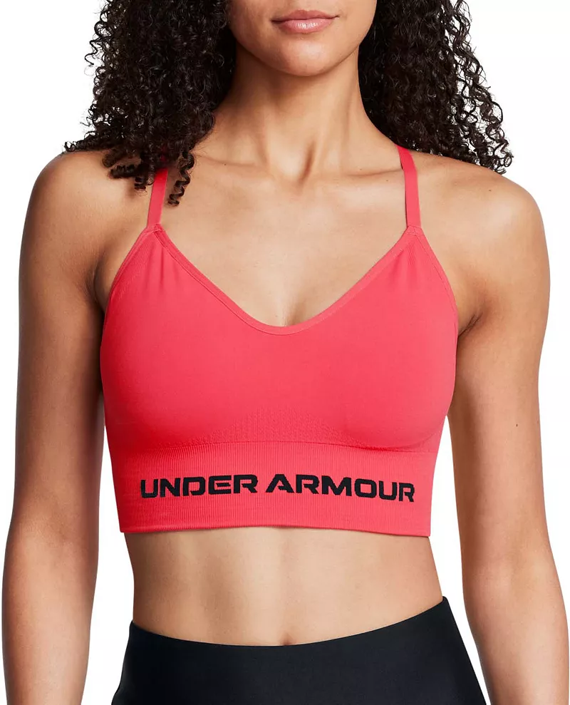 

Женский бесшовный спортивный бюстгальтер Under Armour Vanish, цвет Racer Red/Black