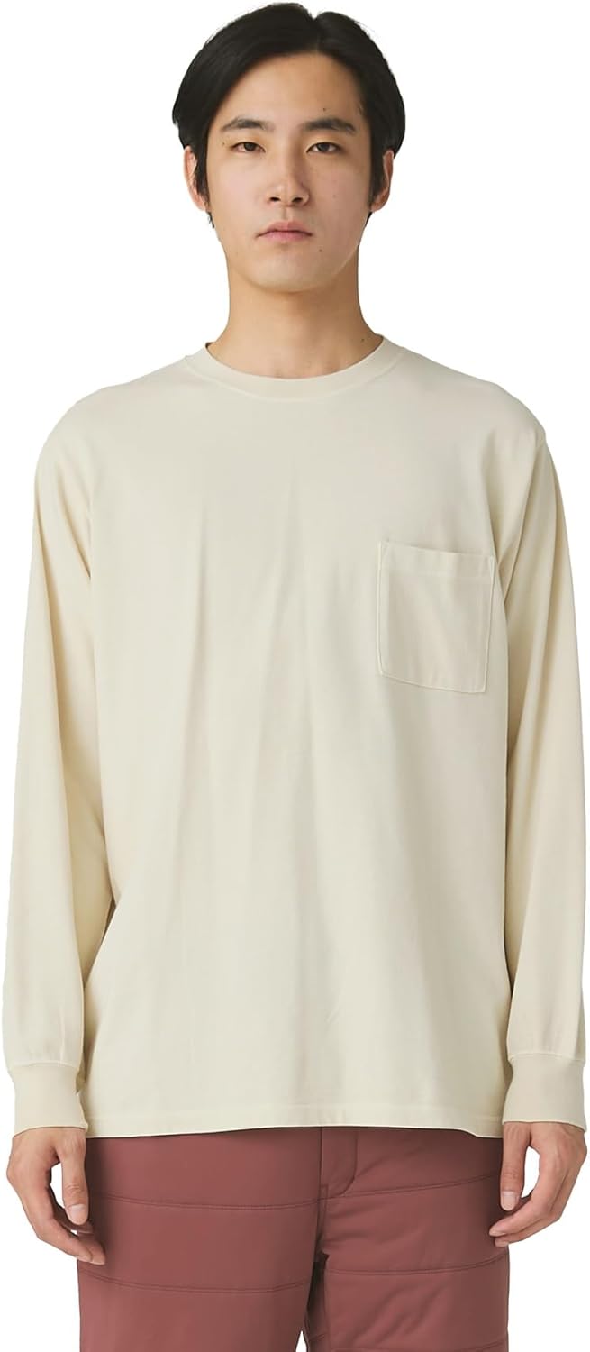 

Футболка с коротким рукавом Snow Peak Garment Dyed L/S T-Shirt TS-25AU012, мужская, женская, слоновая кость, Бежевый, Футболка с коротким рукавом Snow Peak Garment Dyed L/S T-Shirt TS-25AU012, мужская, женская, слоновая кость